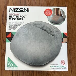 Gray Electronic Heated Foot Massager